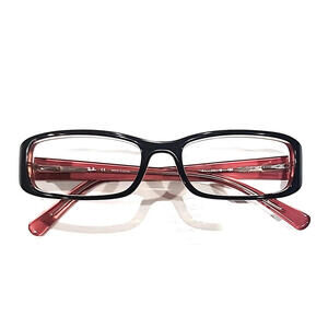 Ray Ban RB5063 2181 Small Black Pink Rectangle Eyeglasses Frames 50-16 130